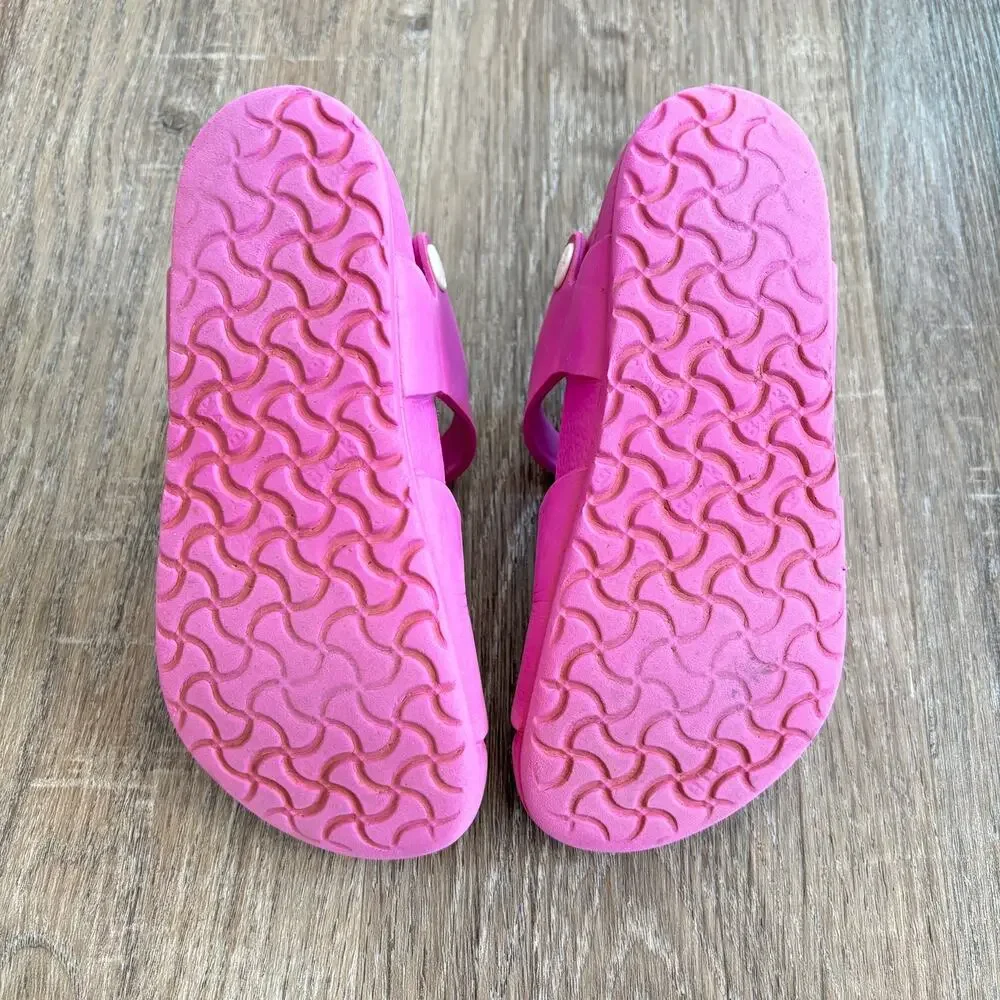 Birkenstock Rio Kids EVA Sandals in Fuchsia Pink - Size: 10-10.5 US / EU 28